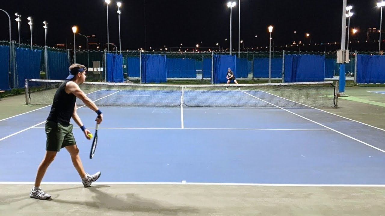 Highlights - 3.0 NTRP Vs Former College Player