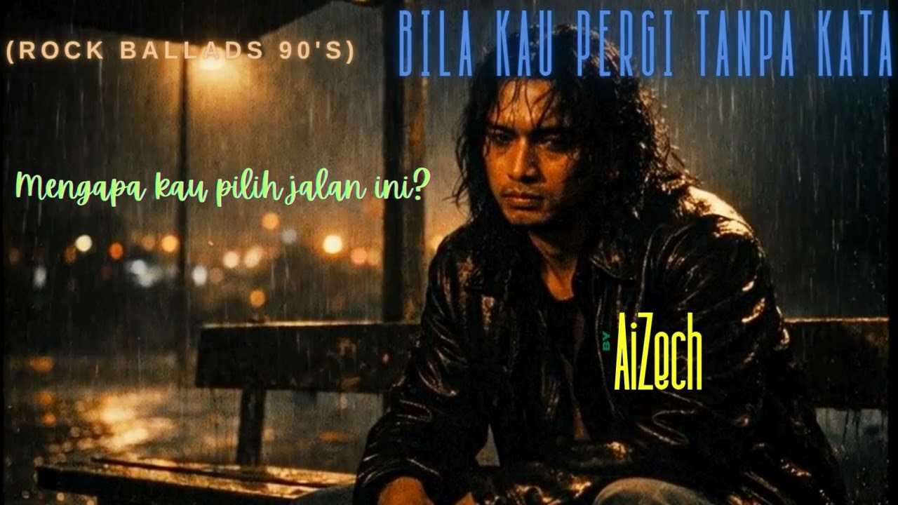 AiZech - Bila Kau Pergi Tanpa Kata (Rock Ballad 90's)