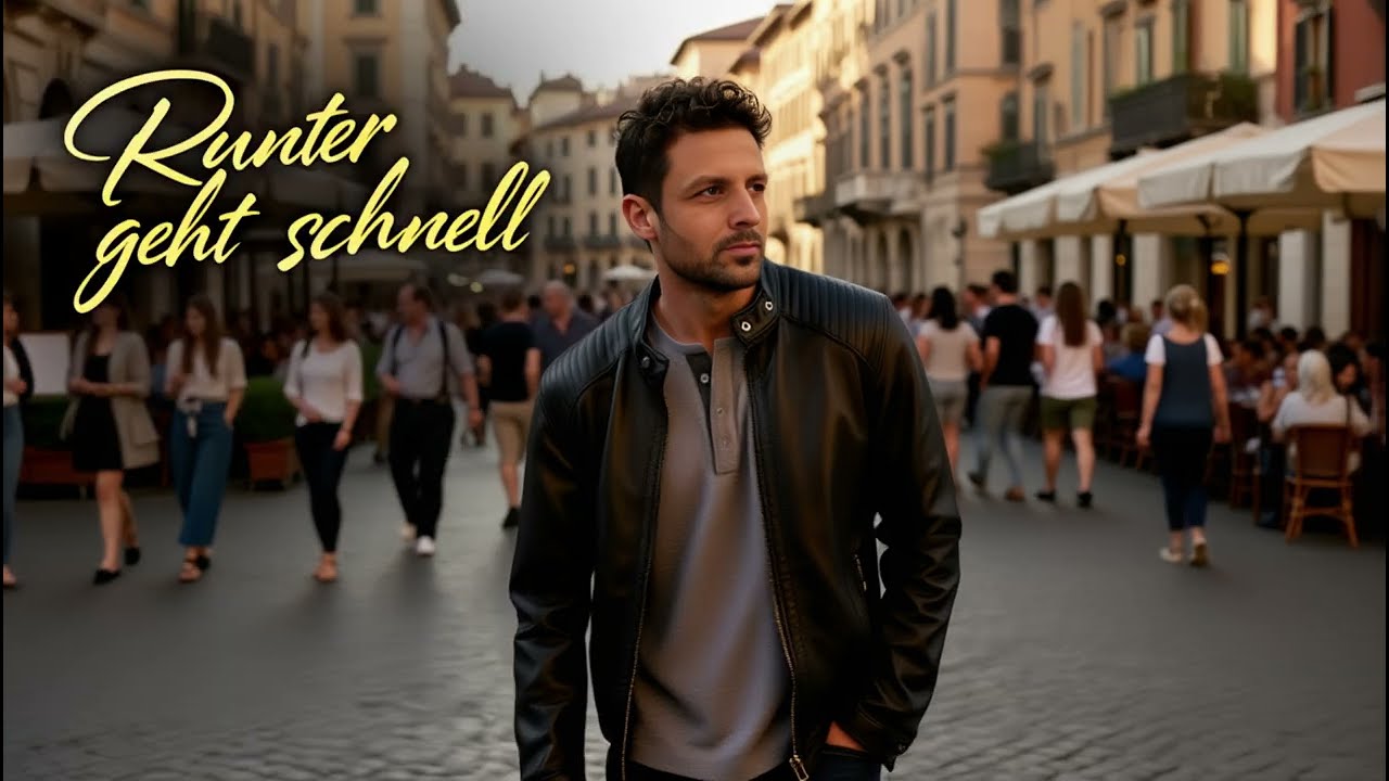 Runter geht es schnell