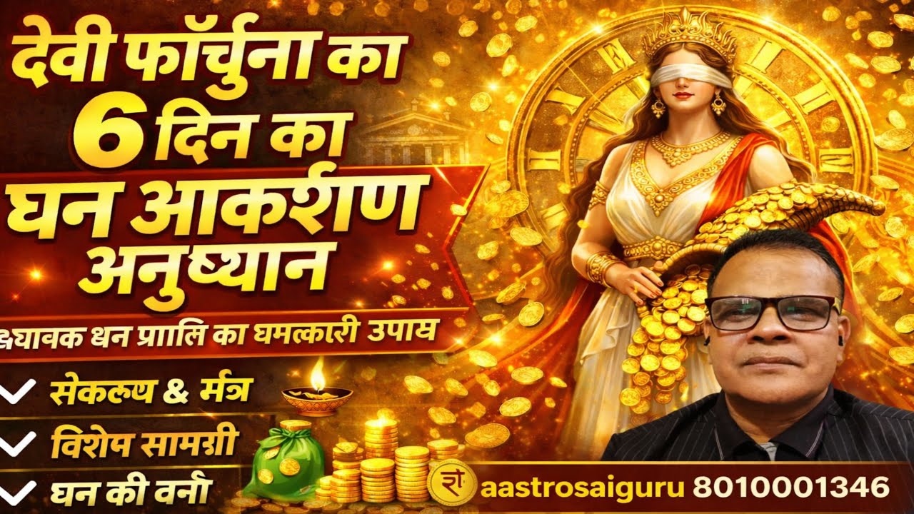 देवी Fortuna का शक्तिशाली धन अनुष्ठान 🔱 | 6 Day Money Attraction Ritual | अचानक धन लाभ उपाय