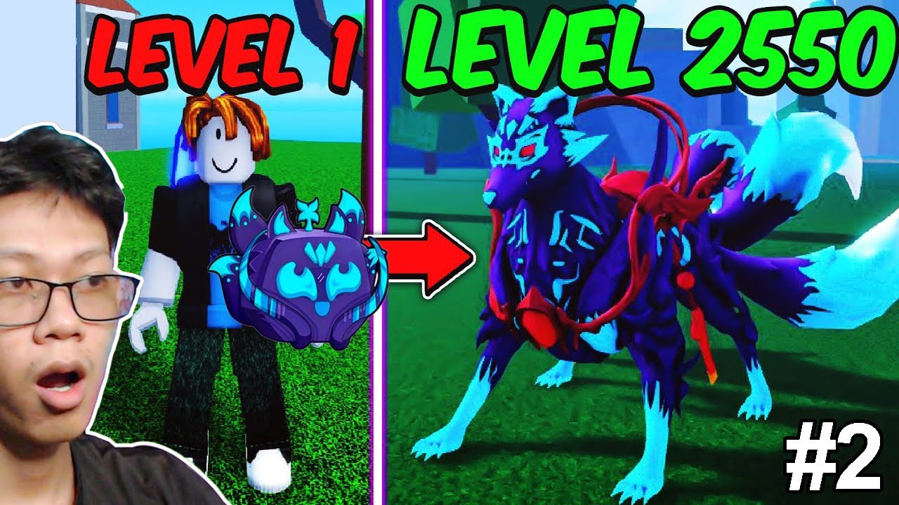 រៀនលេង Bloxfruit លេងដំបូងជាមួយ Fruite kitsune #2 !!!!