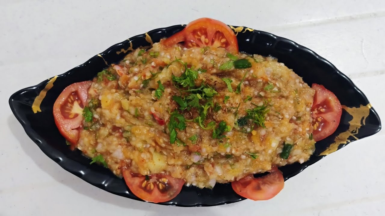 Roasted began bharta quick and flavourful recepie!