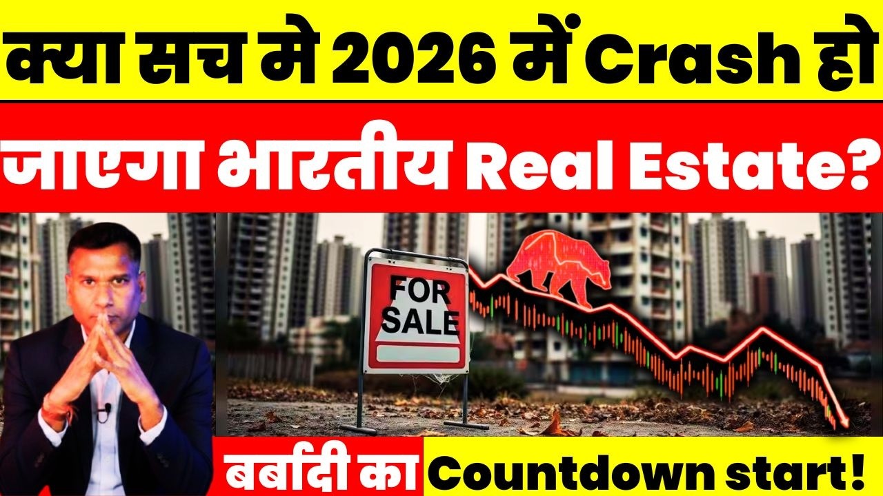2026 Real Estate Crash in India? | Property Prices गिरेंगे या बढ़ेंगे? Data Based Analysis
