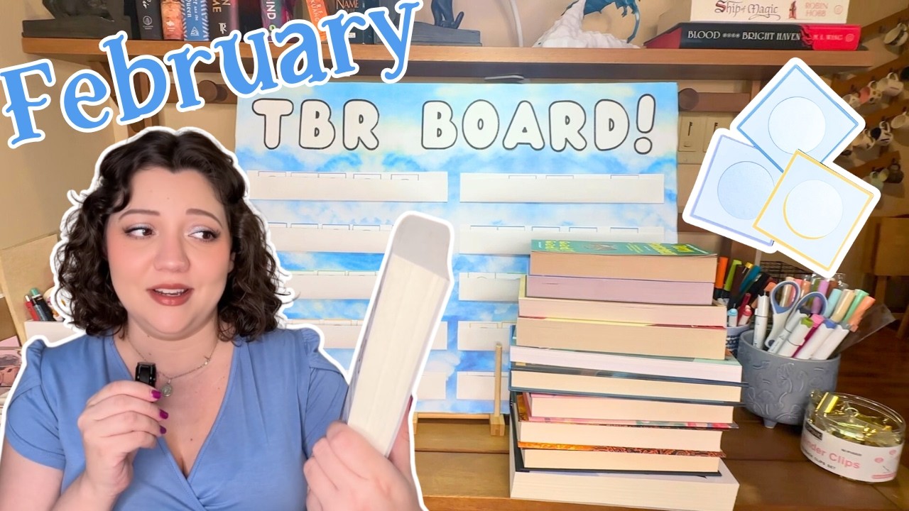 TBR game chooses my reads for the month! 📖💜~my February tbr~