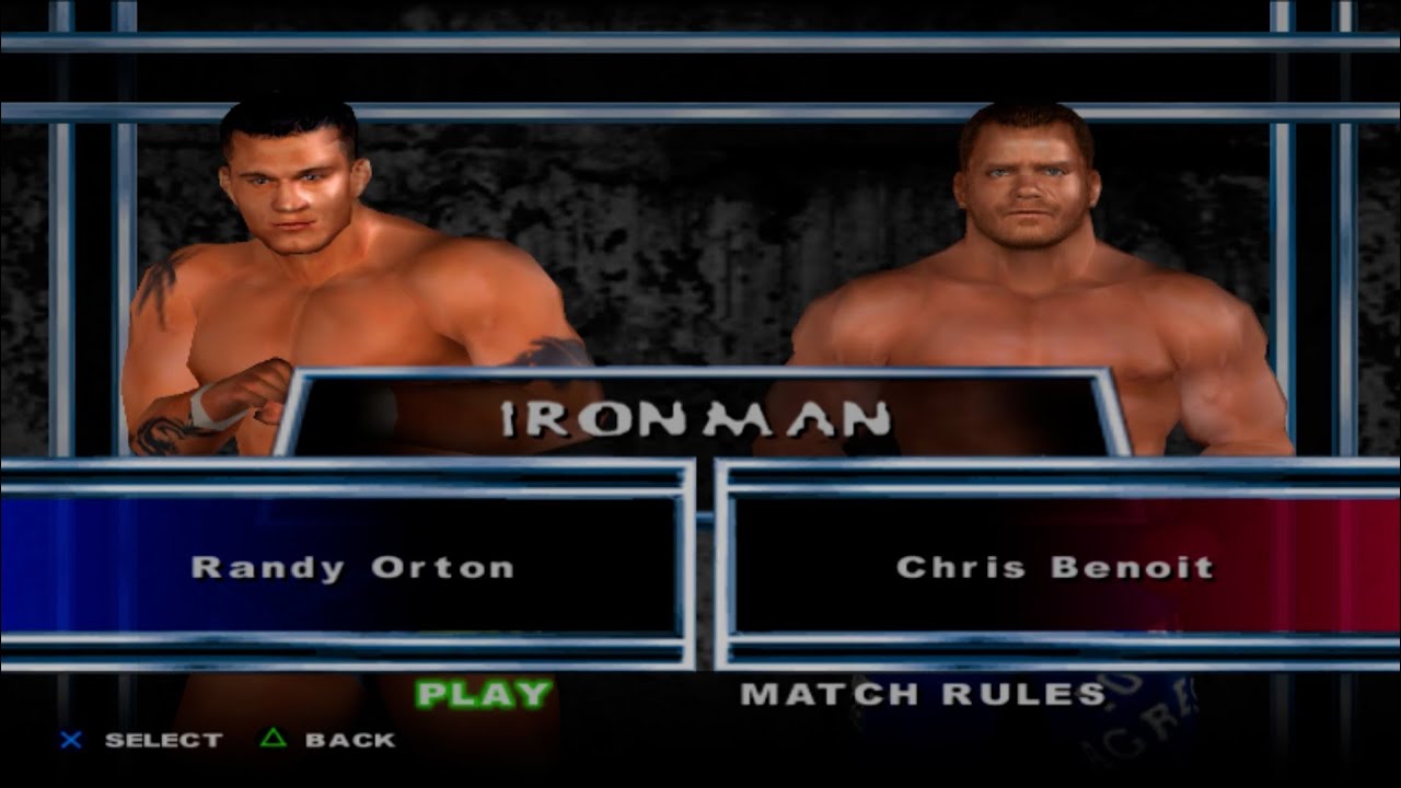 WWE SmackDown! Here Comes the Pain - Randy Orton VS Chris Benoit (IRONMAN)