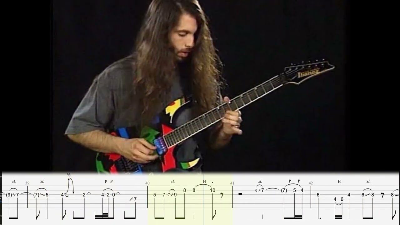 CLASSIC John Petrucci Melodic Rock Guitar Solo - WITH TABS! REH