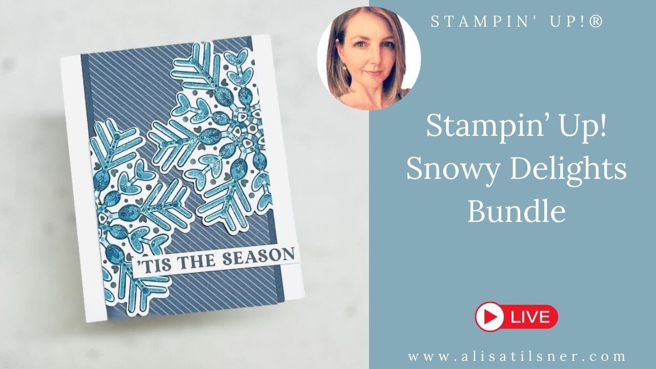 Stampin' Up! Snowy Delights Bundle | Ink Blending with Stencils
