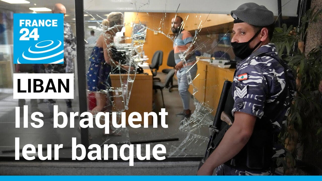 Au Liban, des &eacute;pargnants braquent leur banque pour r&eacute;cup&eacute;rer leurs &eacute;conomies &bull; FRANCE 24