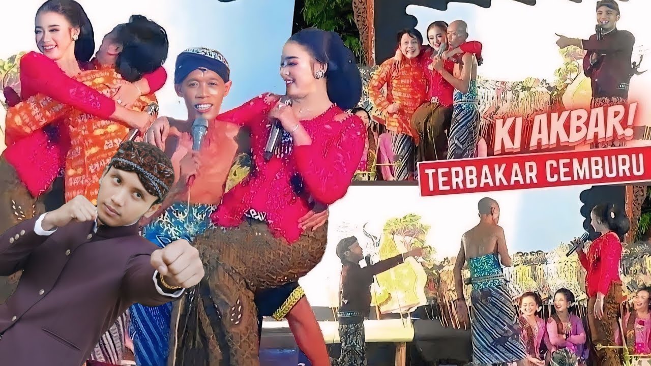 Niken Salindri Dipangku Manja Dagelan, Ki Akbar Emosi Dagelan e Arep Dijotosi. Asli Tanpa Setingan!!