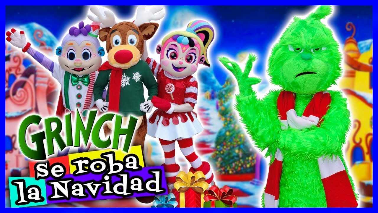 EL GRINCH SE ROBA LA NAVIDAD / SHOW PIEDRA PAPEL O TIJERA / CONOCIMOS AL GRINCH / EL GRINCH