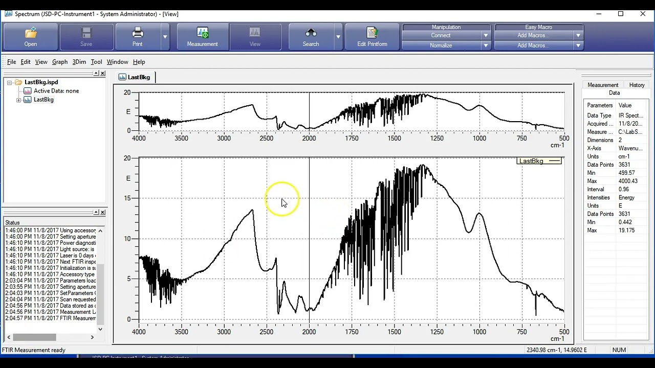 Guide to FTIR Spirit with LabSolutions (1/2)