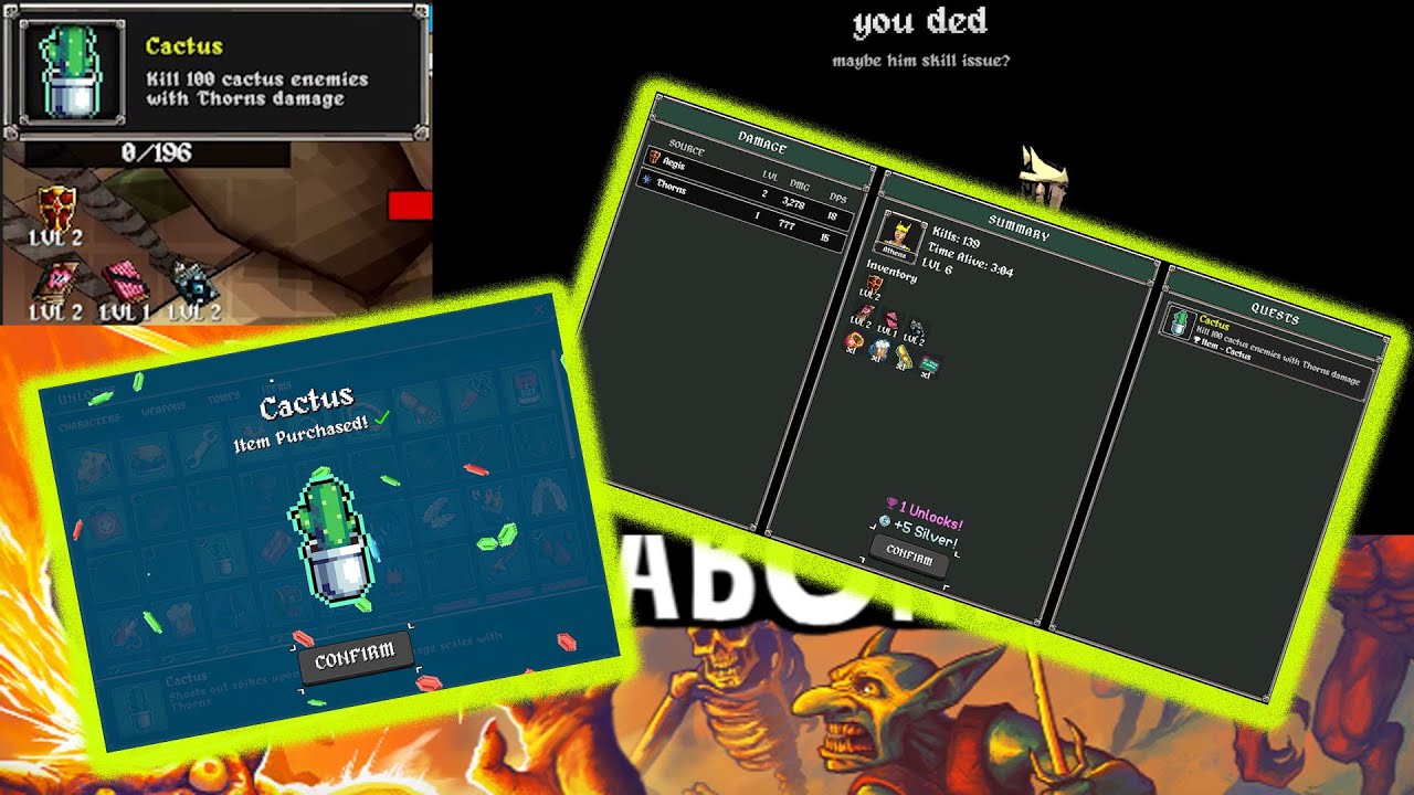 Только 2,3% игроков обладают этим умением — Как разблокировать кактус — Megabonk — 100 убийств ка...