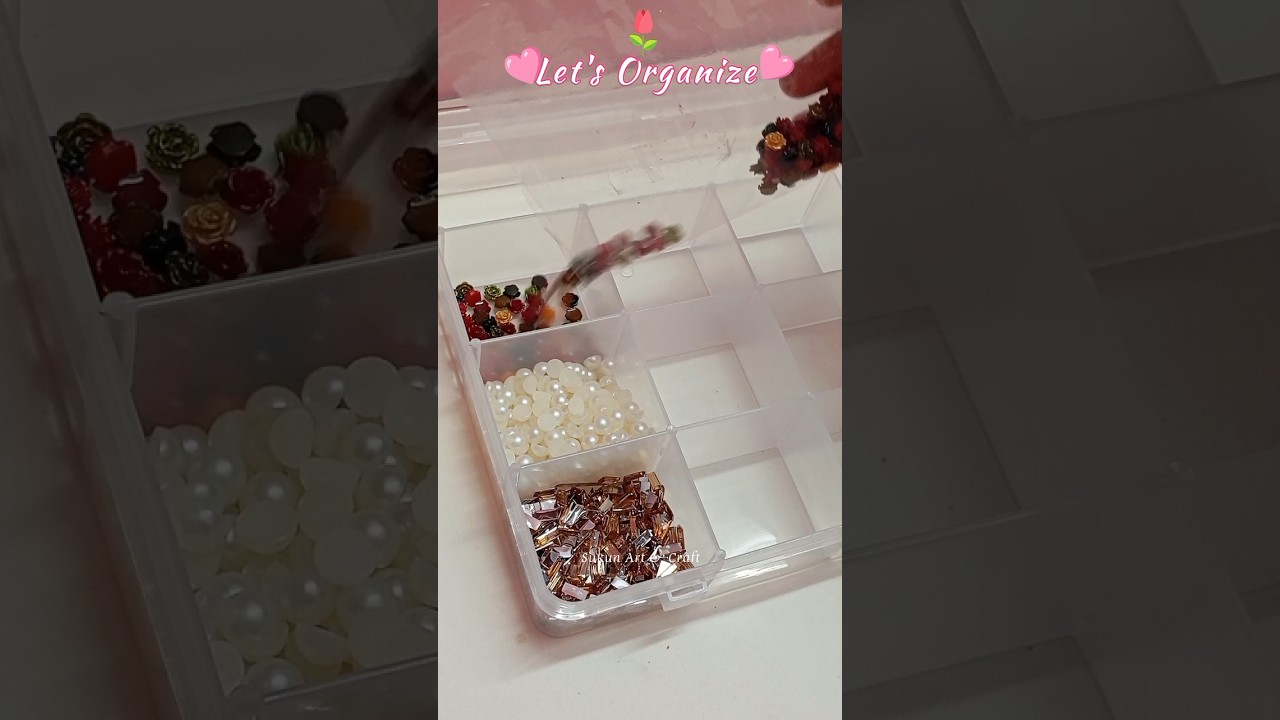 I Organized My Beads & Kundan Collection! 