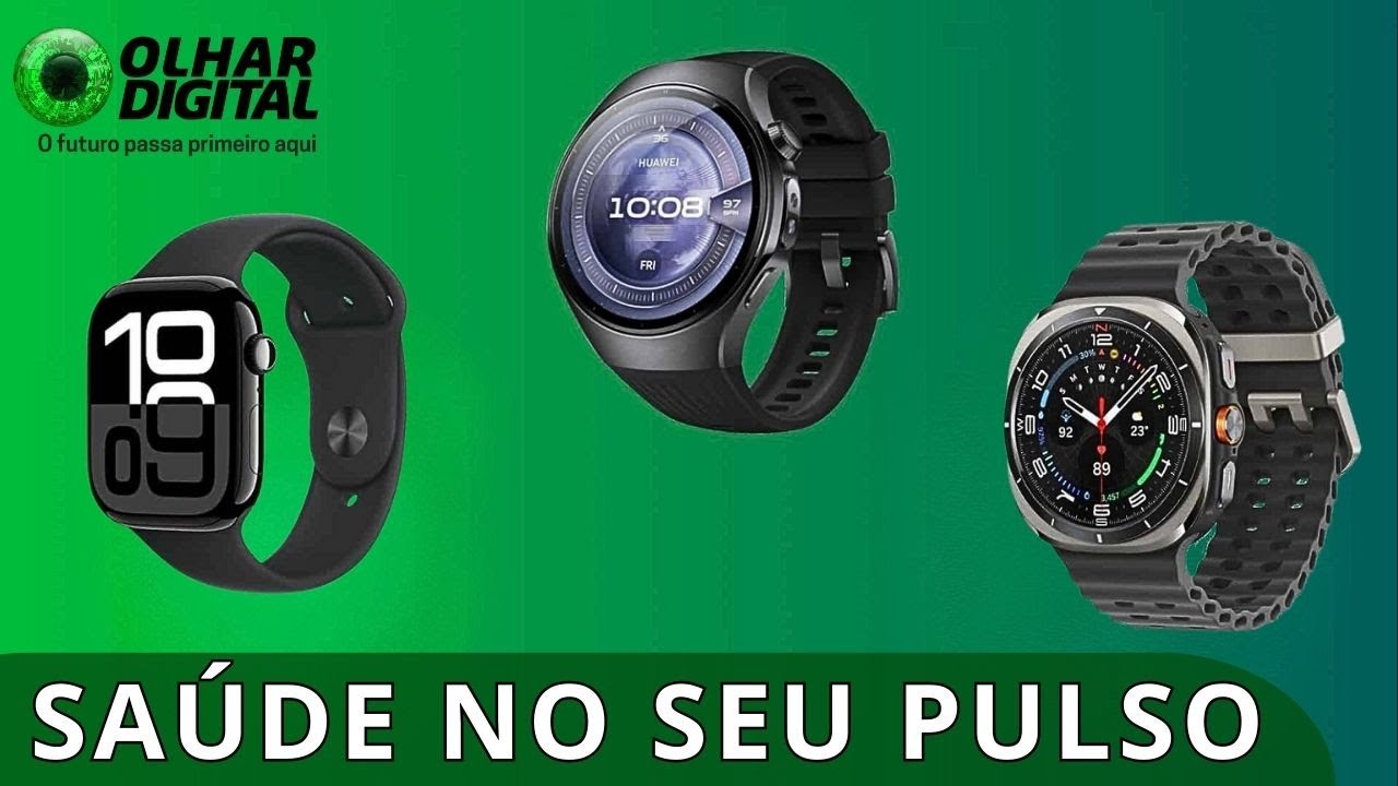 Conhe&ccedil;a smartwatches com sensores avan&ccedil;ados para monitorar a sua sa&uacute;de
