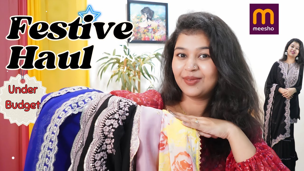 Festive Haul| Meesho Kurta Set Haul | Meesho Haul #meesho #meeshohaul