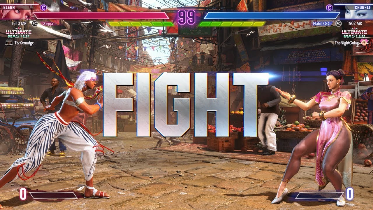 Street Fighter 6 🔥 XERNA (Elena) Vs NABIL (Chun-Li)🔥SF6 High Level Matches!