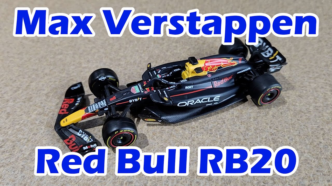 2024 Red Bull RB20 Max Verstappen and Sergio Perez Bburago F1 Diecast Review.