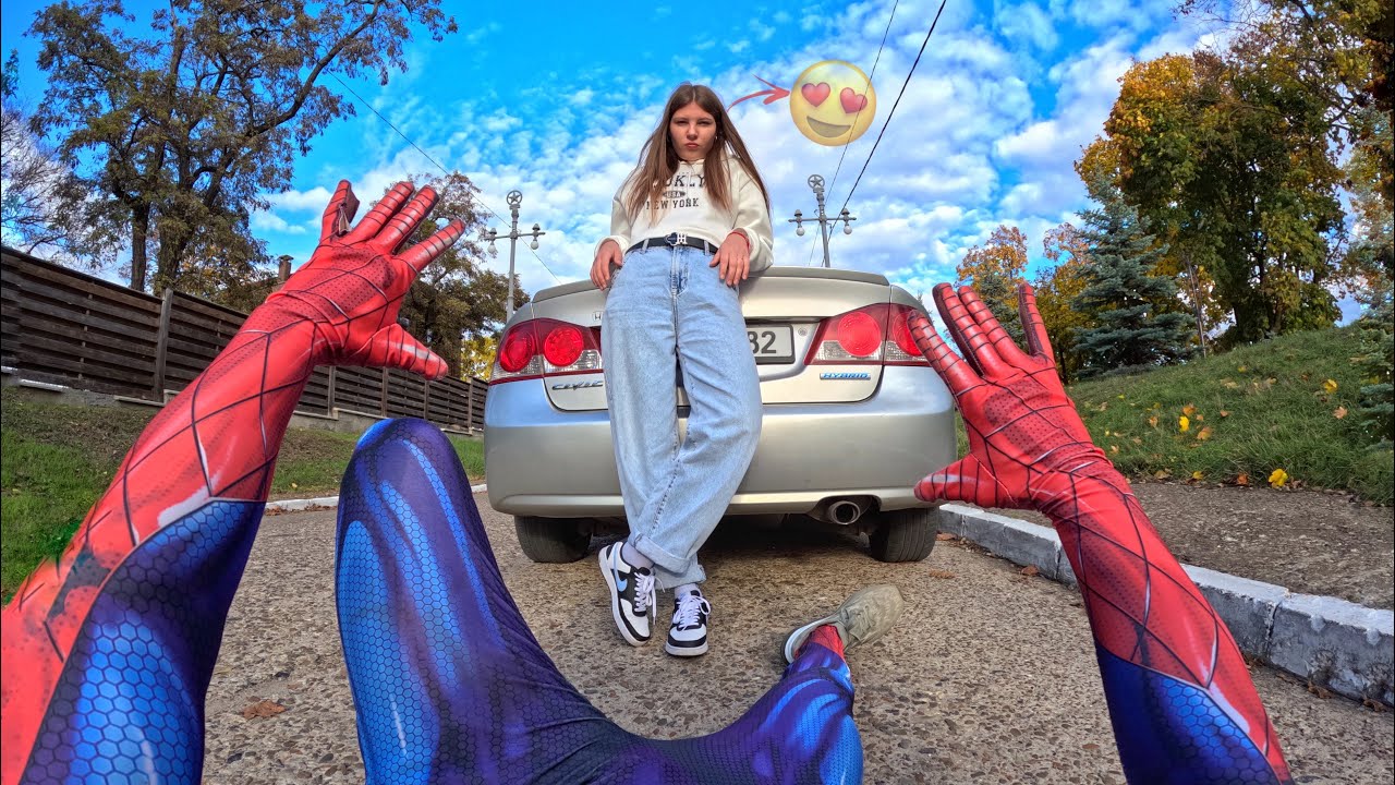 BEST TOP 3 SPIDER-MAN Bros ESCAPE CRAZY GIRL IN LOVE (Funny ParkourPOV Spider-Man)