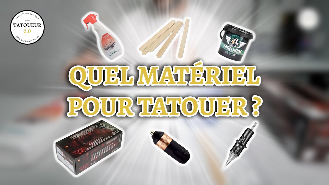 QUEL EST LE MATÉRIEL À UTILISER POUR TATOUER ?  - TATOUEUR 2.0 🏴‍☠️