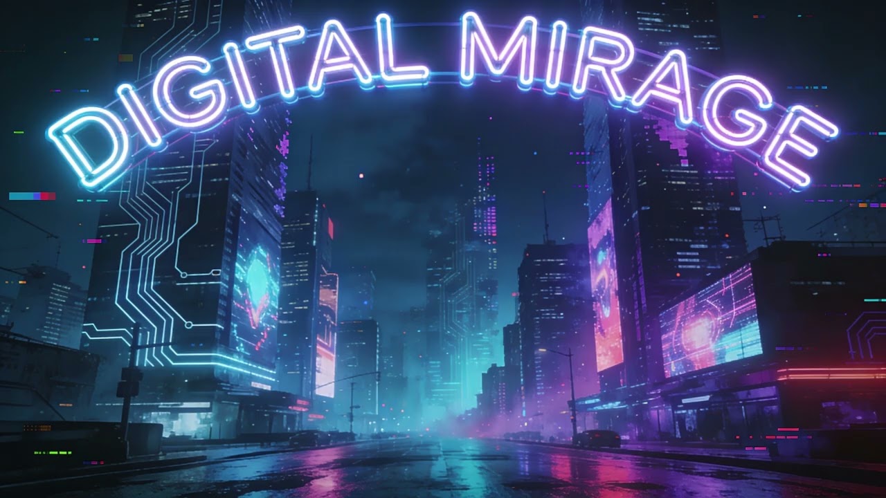 Digital Mirage – Ethereal EDM Techno Journey Into AI Reality #DigitalMirage