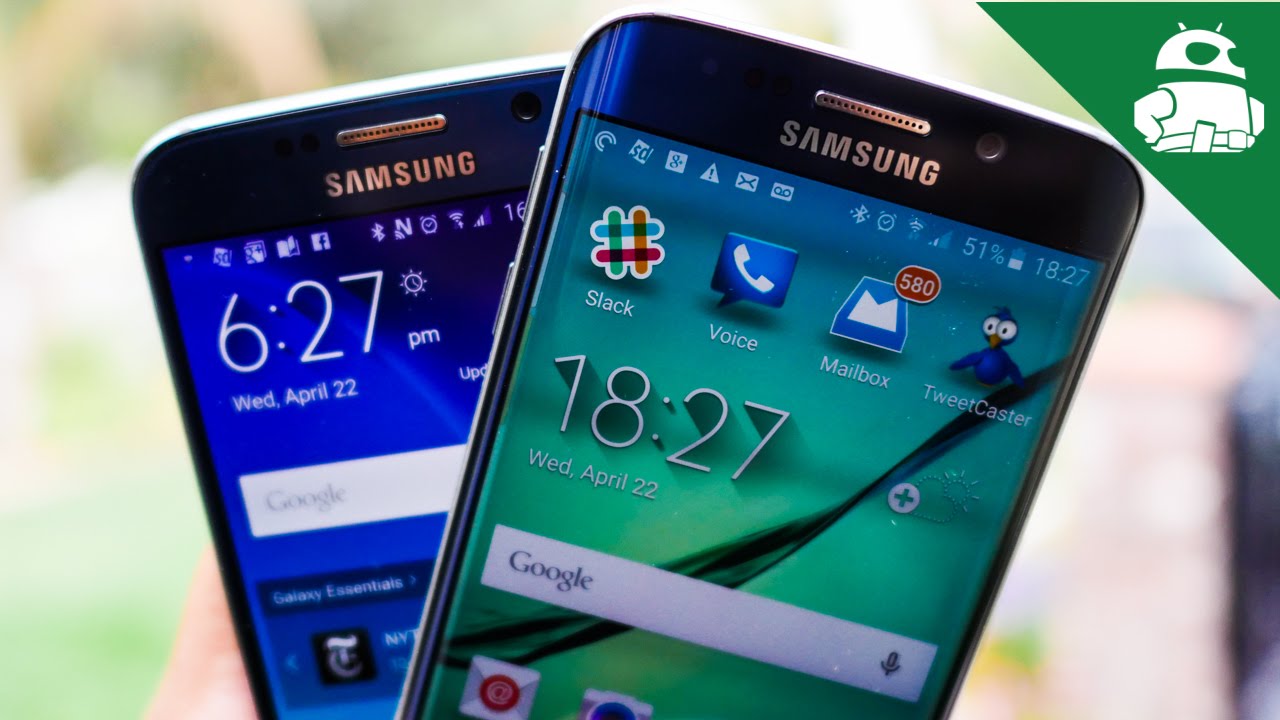 Samsung Galaxy S6 vs S6 edge!