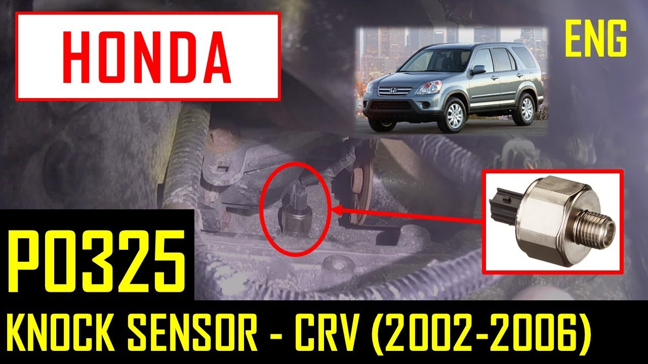Honda CRV 2002-2006 Замена датчика детонации (P0325)