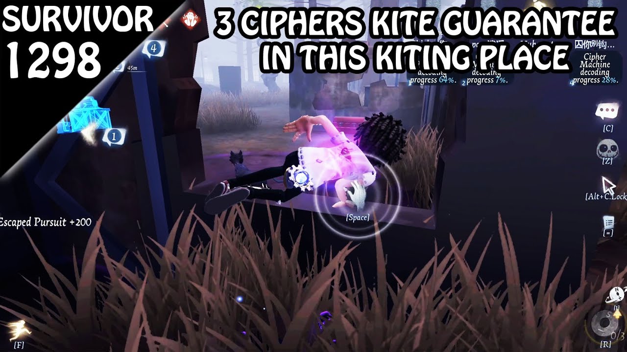 This OP kiting place never get a nerf - Survivor Rank #1298 (Identity v)