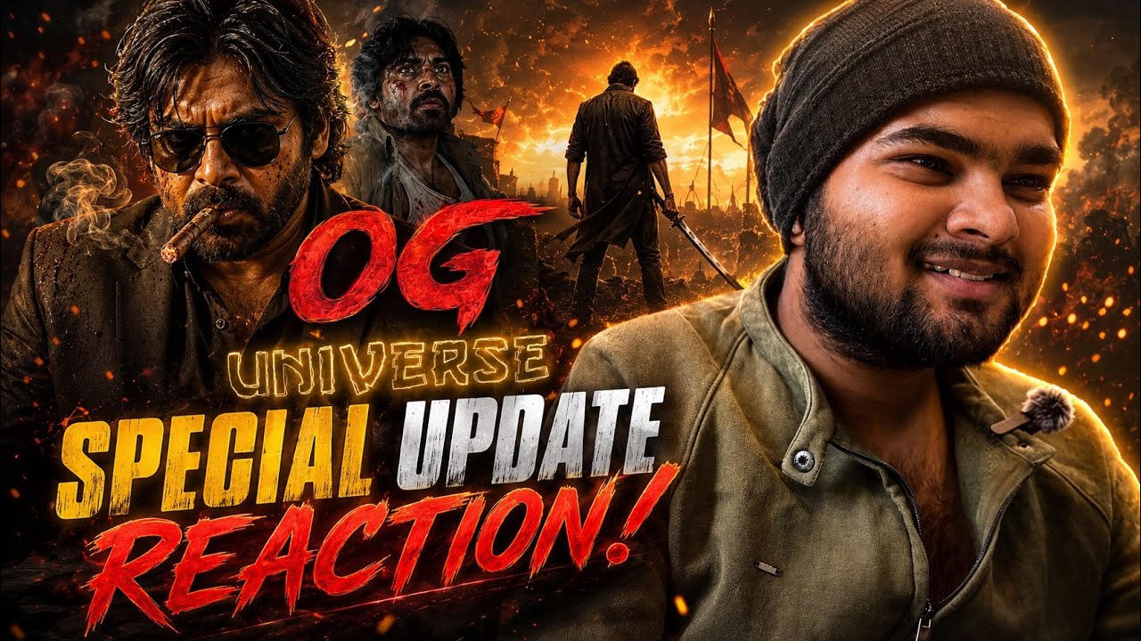 🔥 OG UNIVERSE SPECIAL UPDATE REACTION 🔥 | Pawan Kalyan Birthday Surprise | OG Glimpse  Telugu