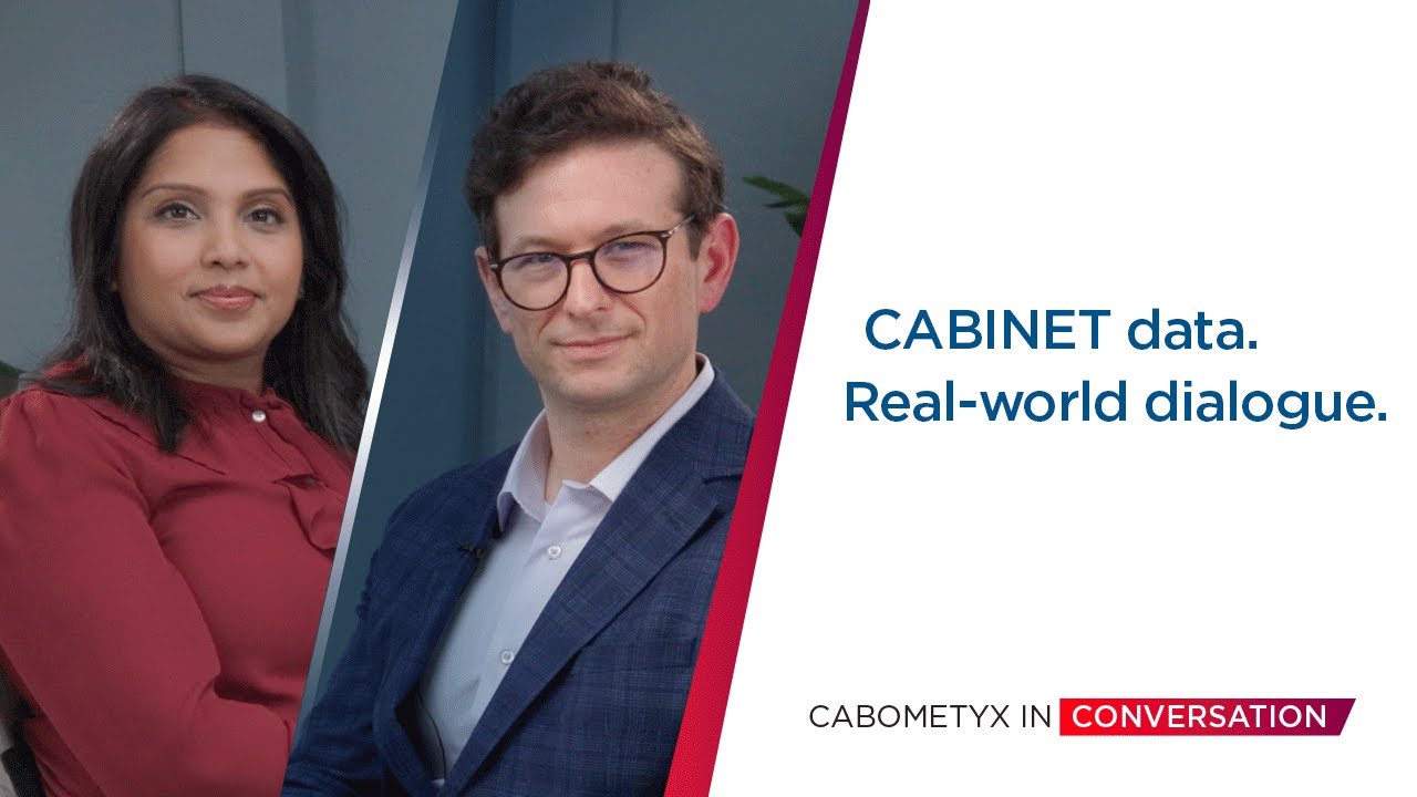 For HCPs: CABINET data. Real-world dialogue