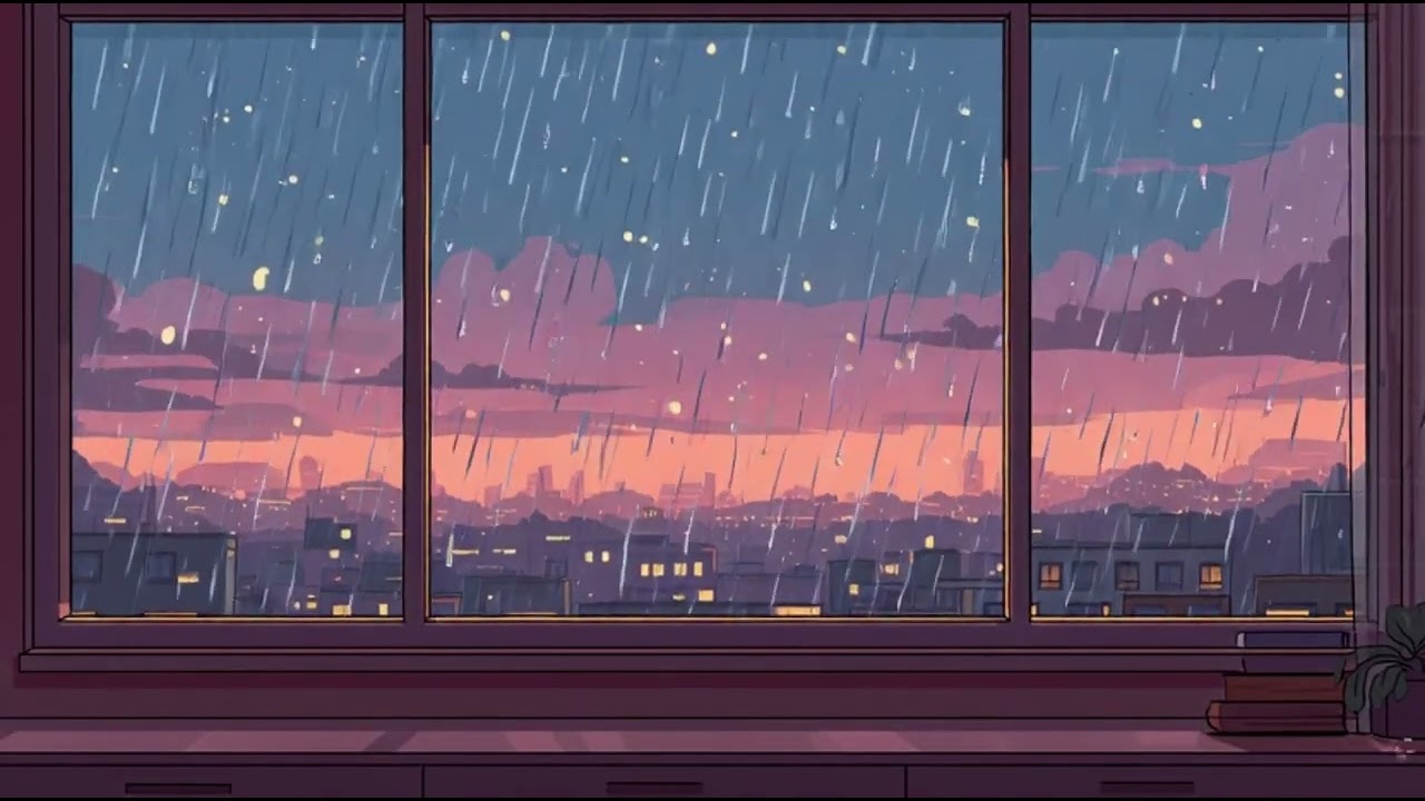1 Hour Deep Focus Music 🌧️ Rainy Night Lofi for Studying & Productivity