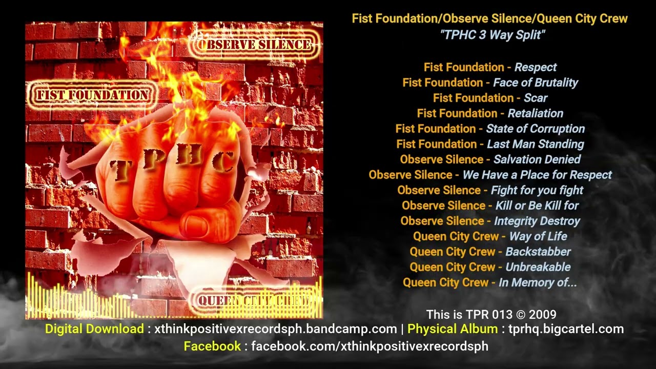 TPR 013  - TPHC 3 Way Split (Fist Foundation/Observe Silence/Queen City Crew) (2009)