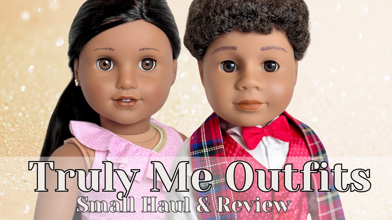 American Girl Truly Me Outfits | Masculine Doll Clothes + Rosy Resort Swimsuit | Unboxing & Review
