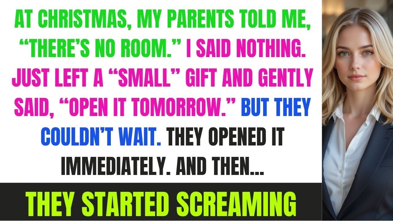 At Christmas, My Parents Mocked Me and Said, “There’s No Room ” But Then…