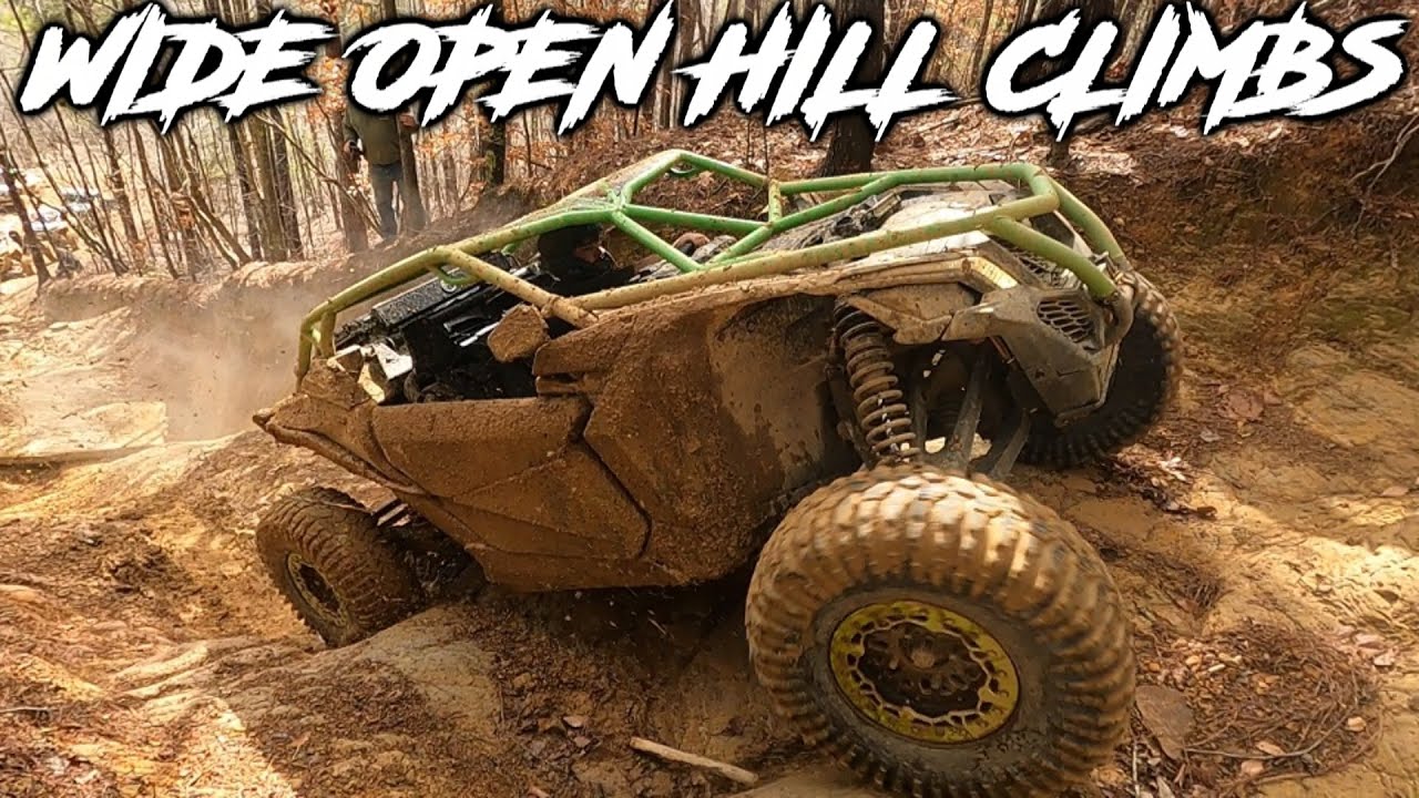 UTV Wide Open Beatdown on Muddy, Rocky, Hill Climbs! | Canam X3 XRS, RZR Turbo S Dynamix & Velocity