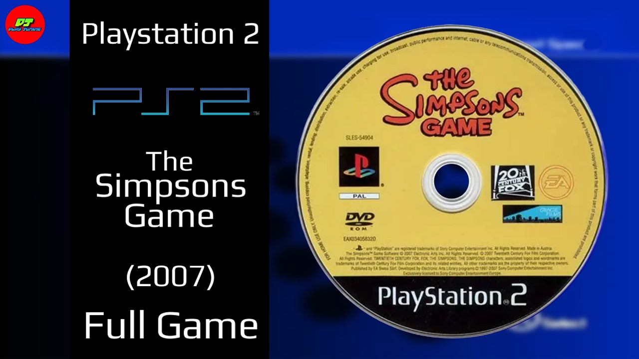 The Simpsons Game (PS2) Full Game