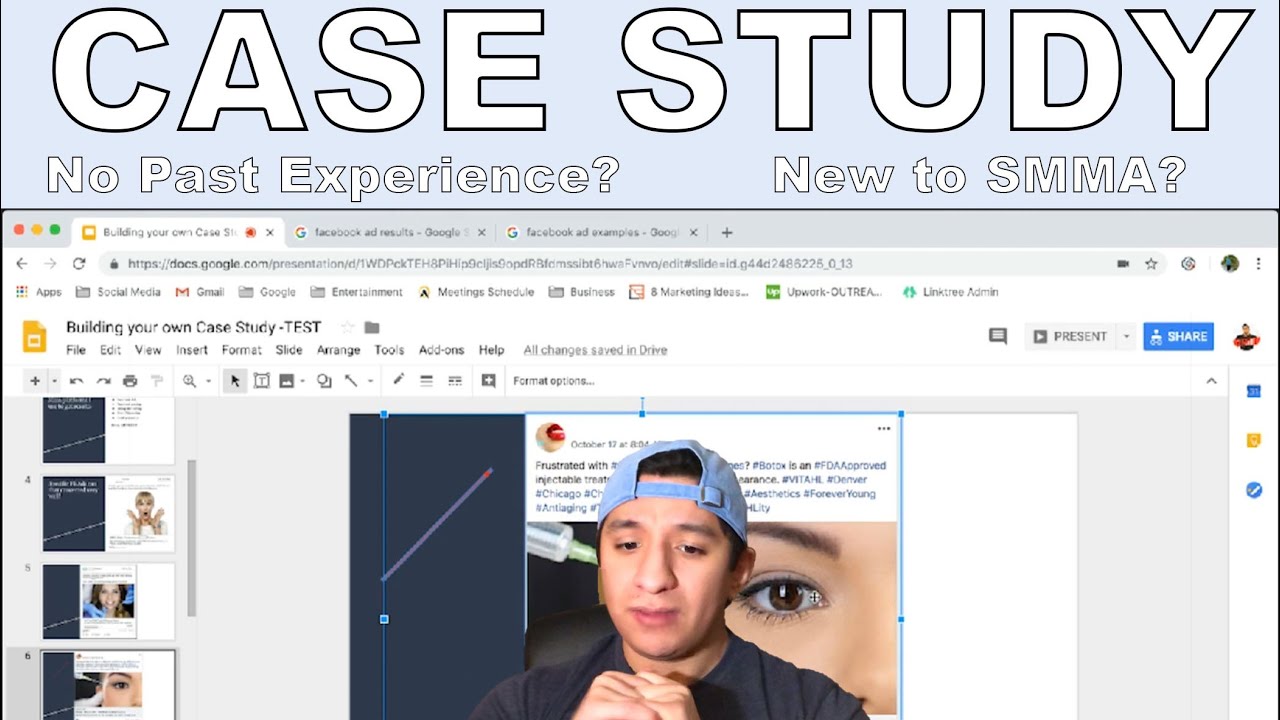 Building a Case Study with NO PAST EXPERIENCE (SMMA 2019)