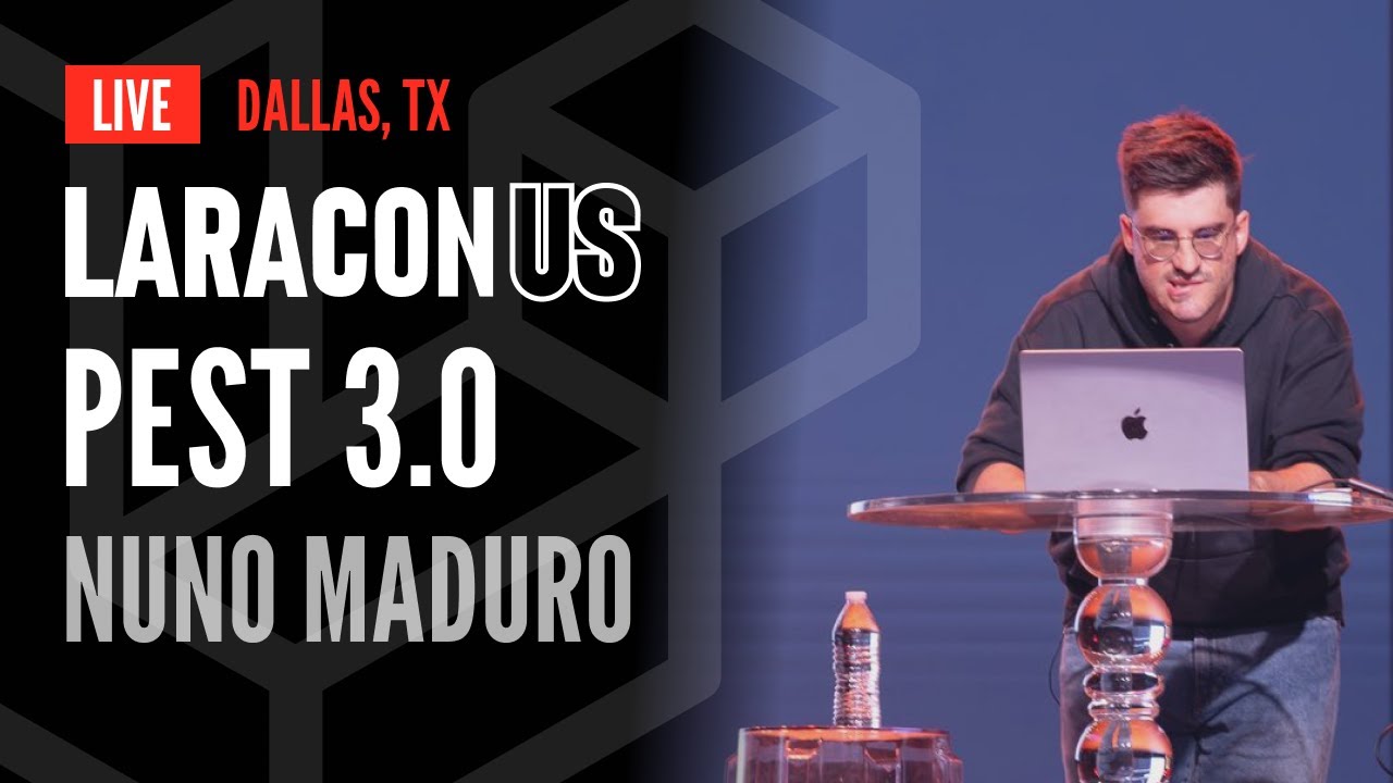 Introducing Pest 3.0 | Nuno Maduro at Laracon US 2024 in Dallas, TX