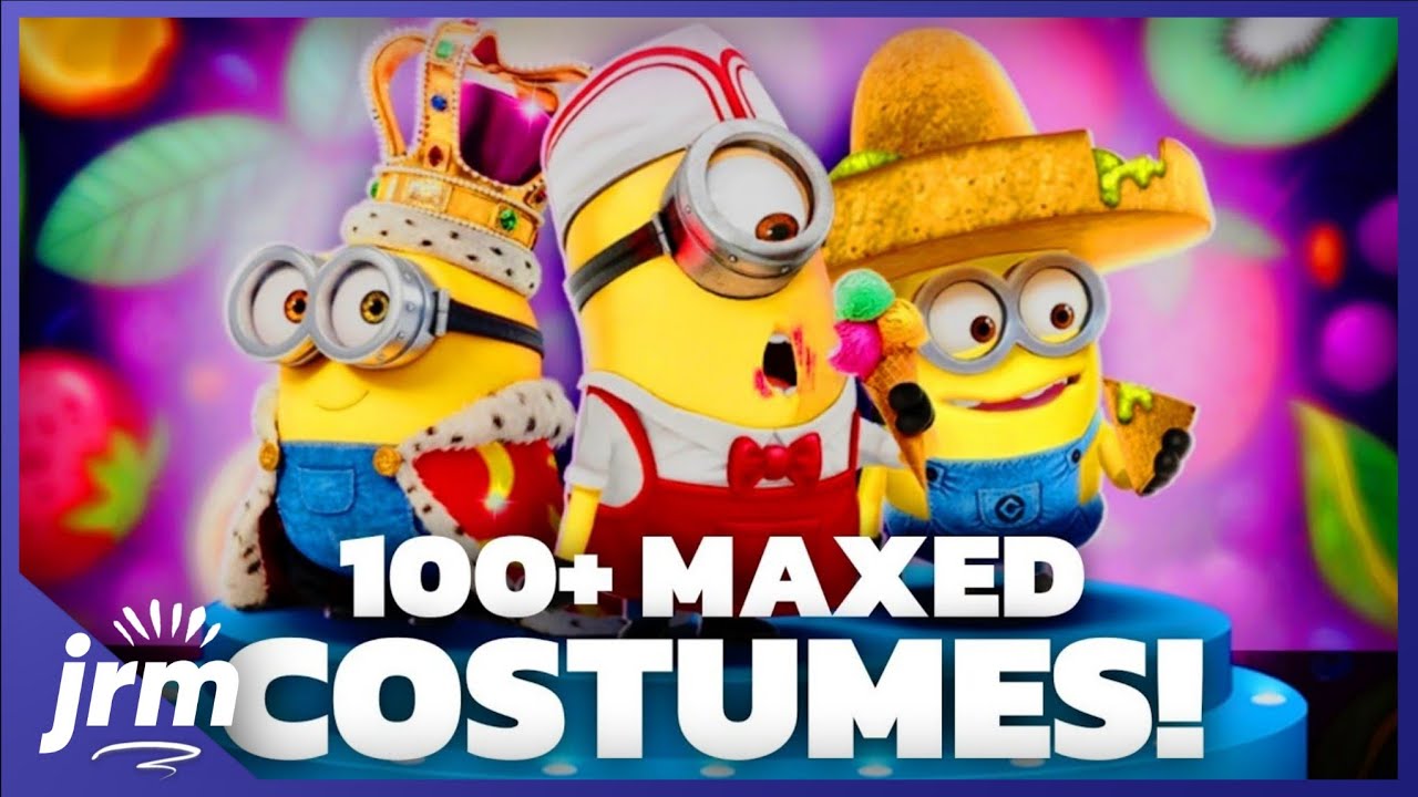 Minion Rush: Showcasing my 100+ MAXED COSTUMES! | Part 90