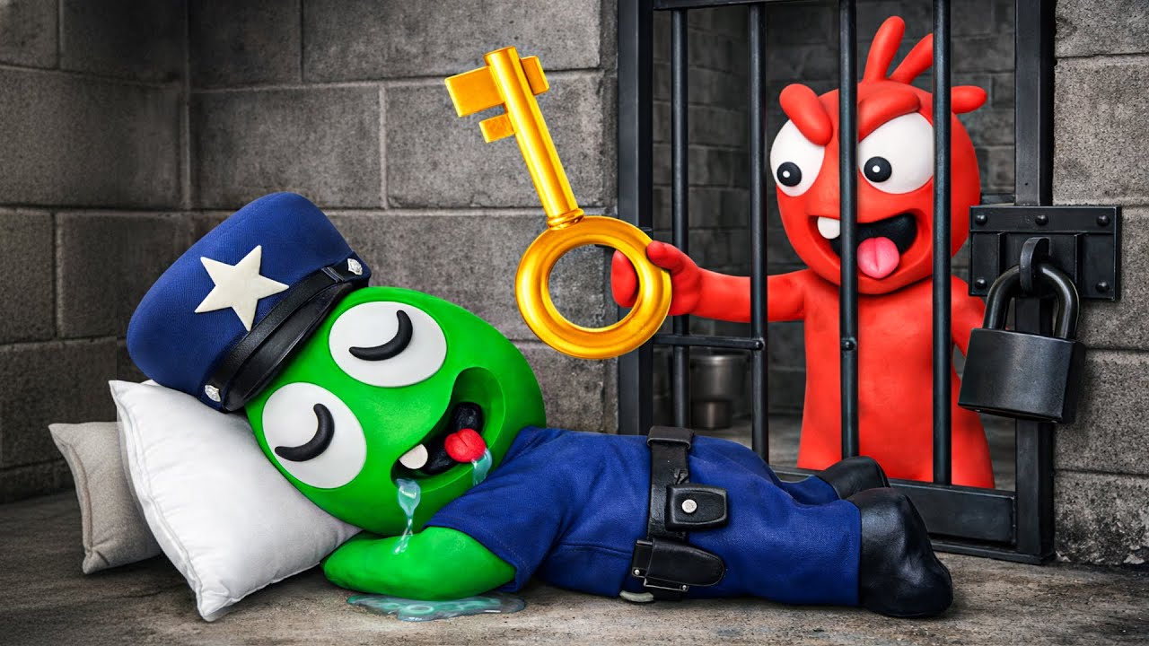 An Alien Stole the Key and Escaped Pea Pea&rsquo;s Cell! - Pea Pea Funny Moments