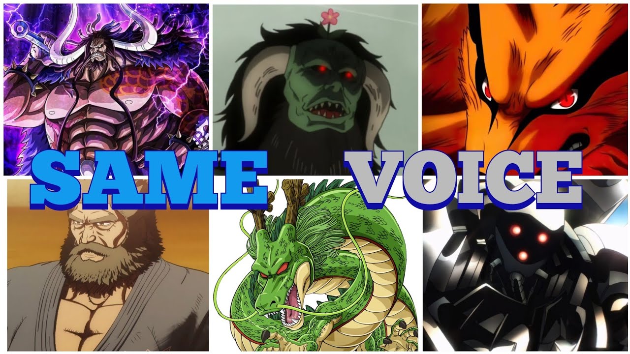 Kaido Voice Actors In Anime Roles [Tessho Genda] (Dragon Ball,Gintama) One Piece