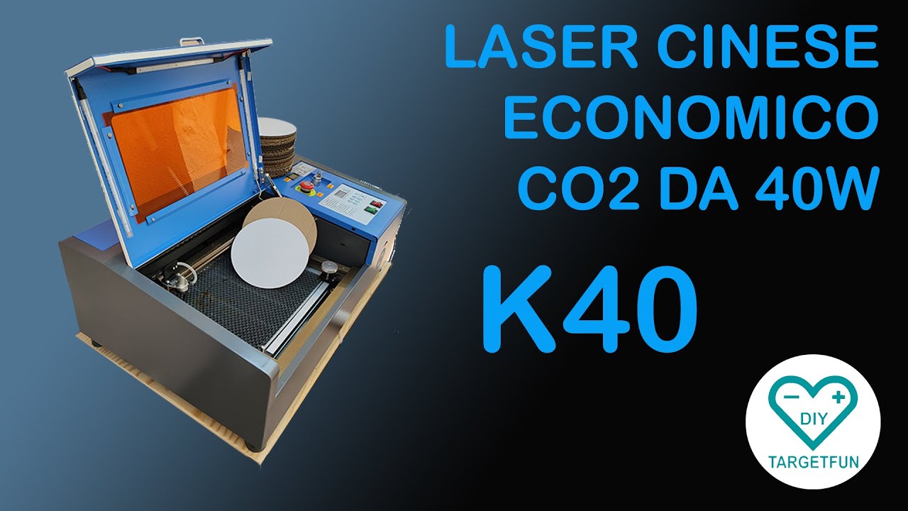 K40 - Laser economico CO2 40W, Ma...
