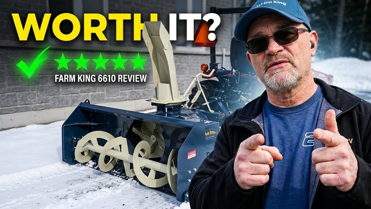 Farm King 3 point Snowblower review for Compact tractor