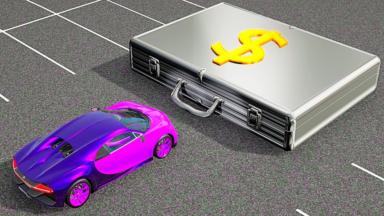 Автомобили получают сюрпризы в виде денежных портфелей — BeamNG.drive