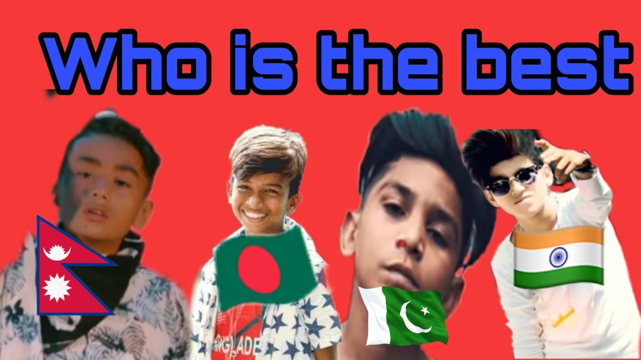 Youngest Rapper || Nepal vs Bangladese vs Pakistan vs India || Who is the best?