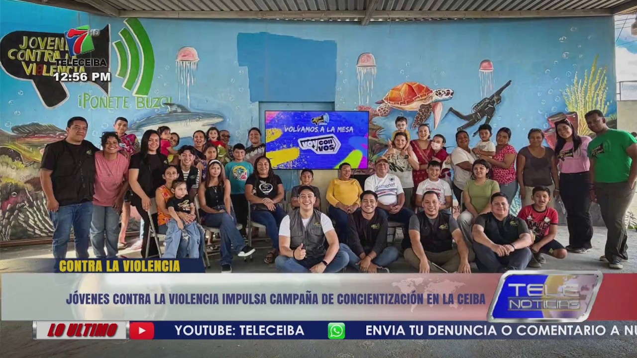 Jóvenes contra la violencia impulsa campaña de concientización en La Ceiba