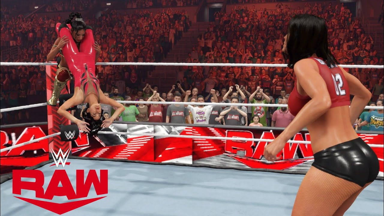 WWE 2K23 RAW - WOMEN'S TAG TEAM CHAMPIONSHIP MATCH - THE BELLA TWINS VS BIANCA BELAIR & JADE CARGILL