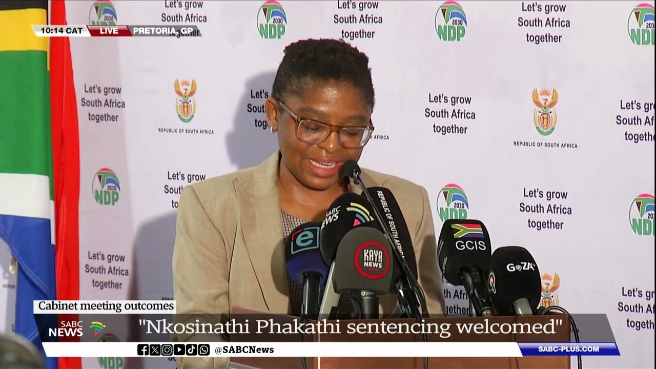 Briefing on outcomes of Cabinet meeting