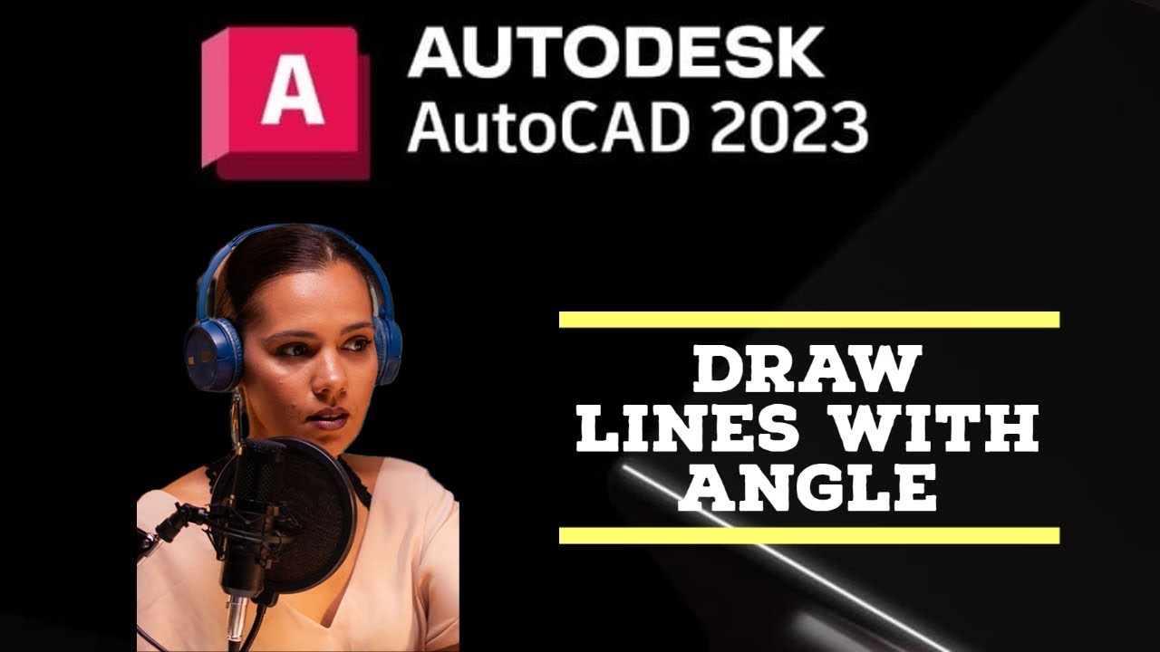 2-1 Draw Lines with Angle in AutoCAD (AutoCAD Tutorial)