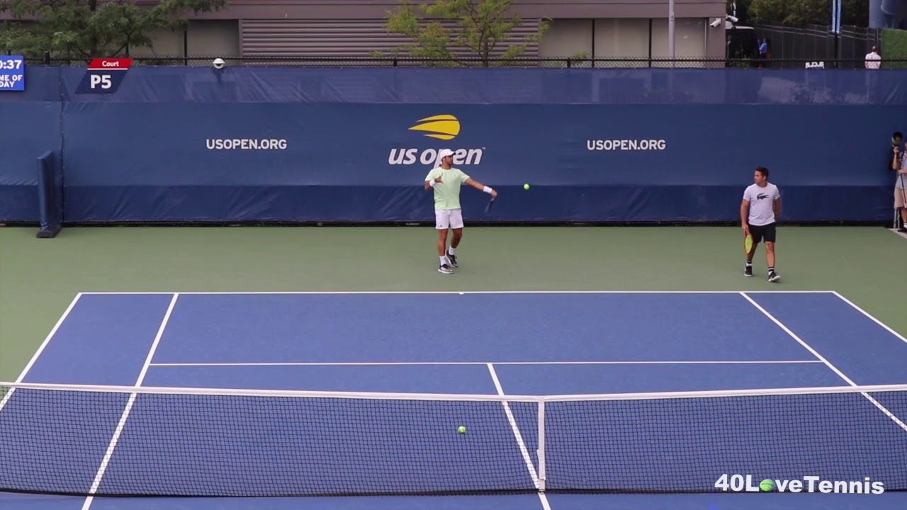 US Open 2019 practice Fernando verdasco