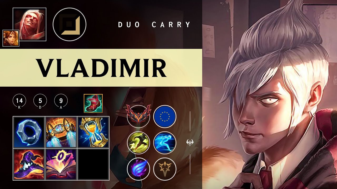 Vladimir Carry vs Samira - EUW Grandmaster Patch 26.01